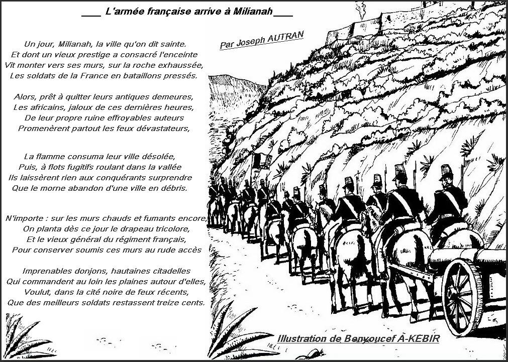 L'armée française arrive à Milianah